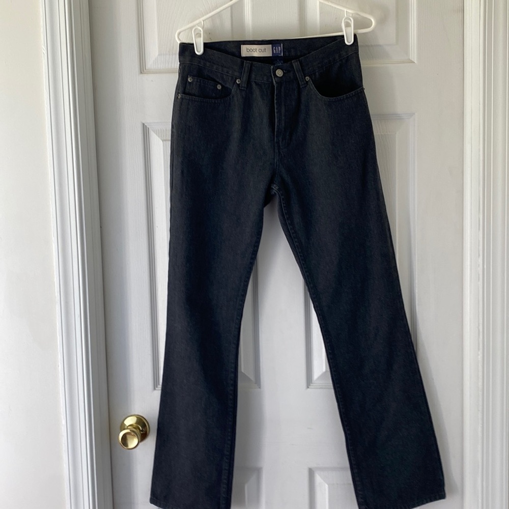 Gap , boot cut black jeans